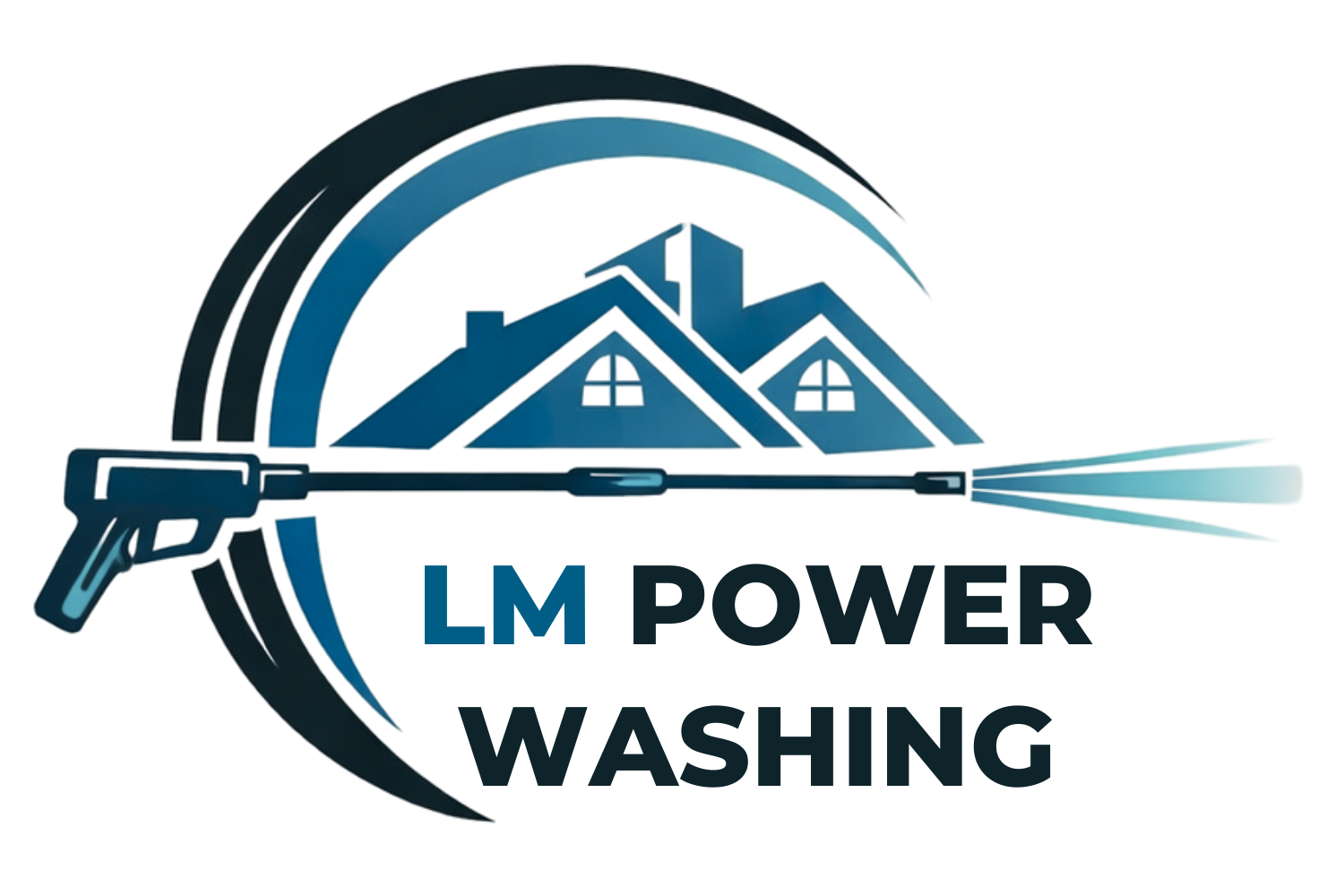 LM Power Washing Logo